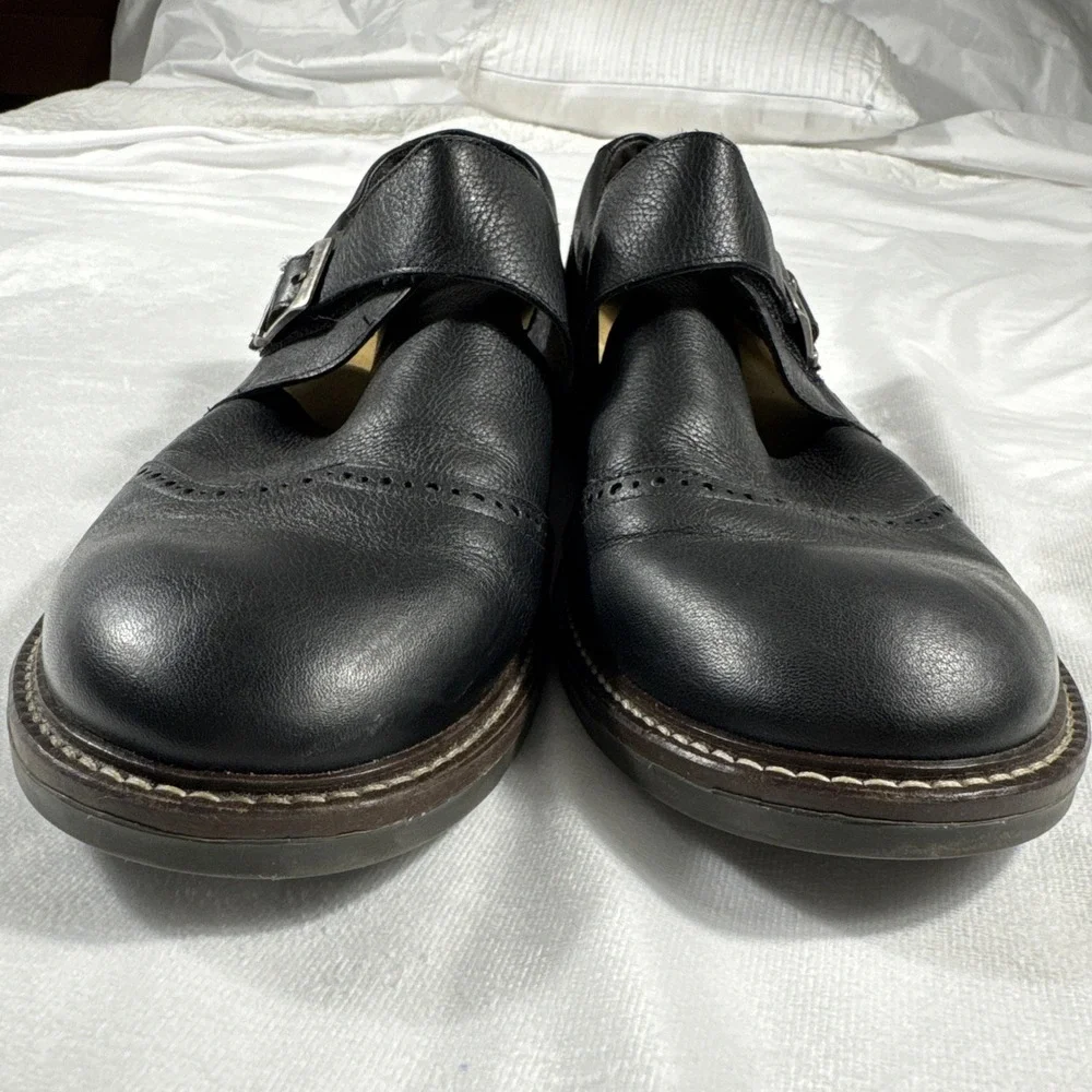 NAOT Shoes 43 EU/US 10 Black Evidence Faux Buckle Strap Oxford‎ Israel Made